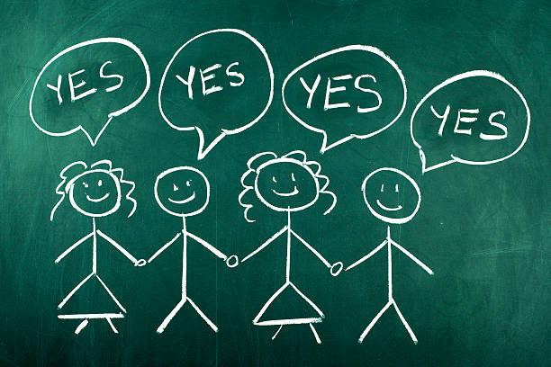 Group of People Say YES