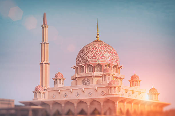 Putra mesquita, Putrajaya-Malásia - foto de acervo