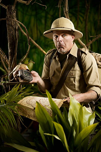 istock Adventurer lost in the jungle 498815495