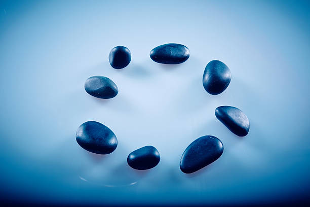 istock Circle of hot stones 498826487