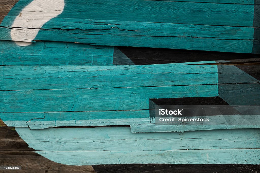 Reclaimed Wood Background Reclaimed blue painted wood planks background. Backgrounds Stock Photo