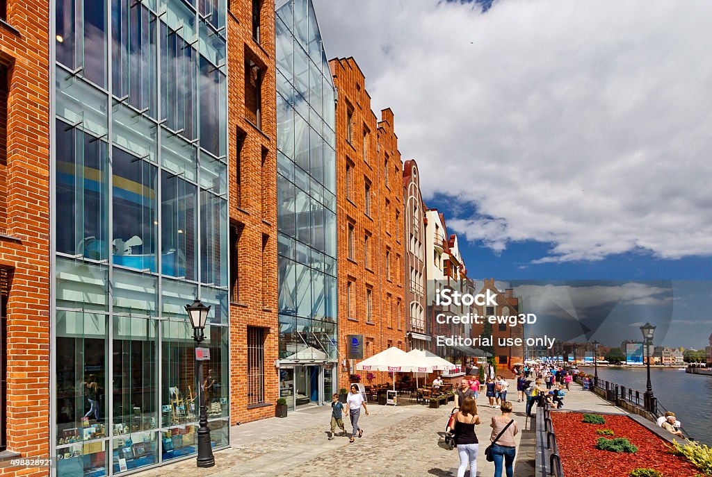 Old Town en Gdansk, Polonia - Foto de stock de Agua libre de derechos