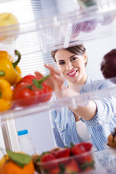 istock Healthy food in the refrigerator 498829297