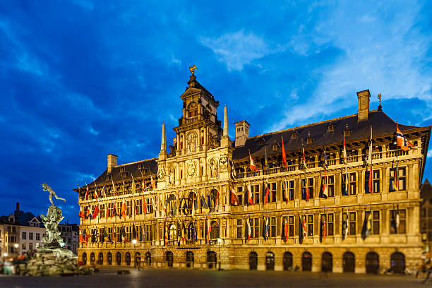 istock Antwerp, the City Hall - Belgium 498829876