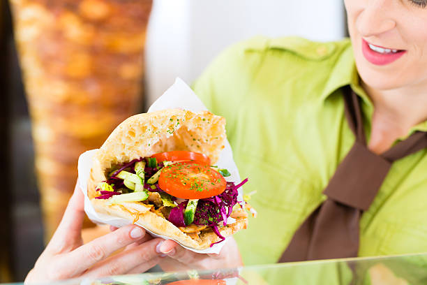 istock Kebab - hot Doner with fresh ingredients 498829919