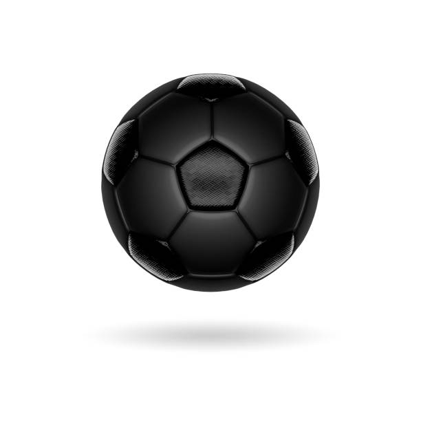 istock Black soccer ball 498830053