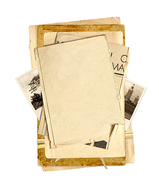 istock Old paper and vintage photos 498830256