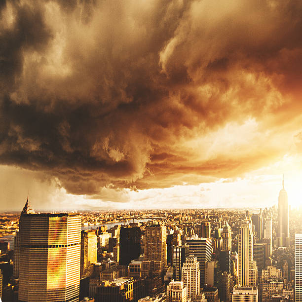 Manhattan skyline with empire state building