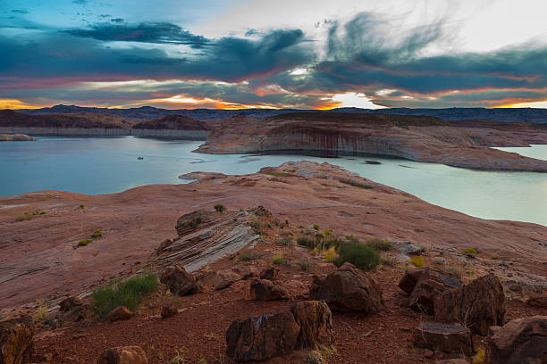 istock Beautiful Sunset Sky Lake Powell 498830426