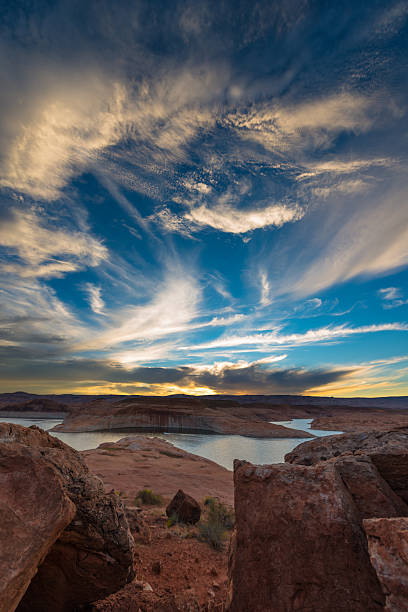 istock Beautiful Sunset Sky Lake Powell 498830530