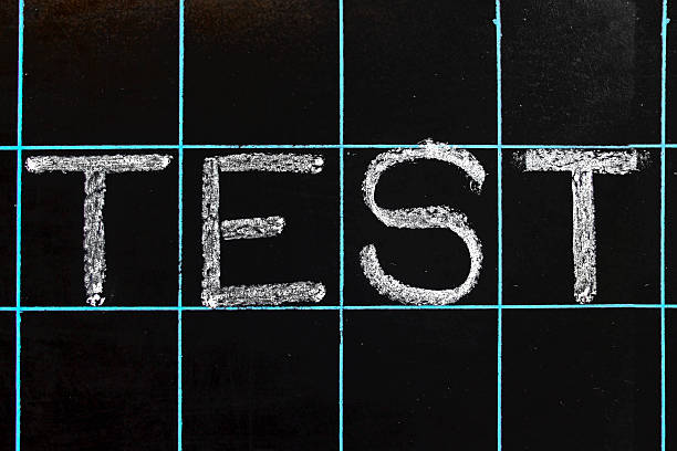 istock Test word handwritten on black chalkboard 498832897