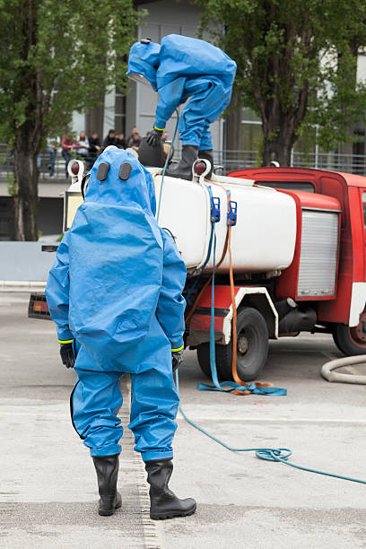 istock Simulation of a chemical accident 498833084