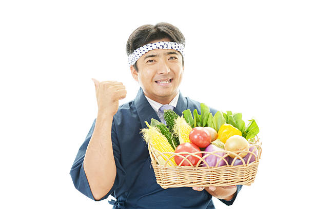 istock Japanese chef showing thumbs up sign 498833133