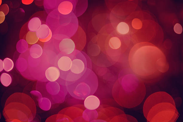 istock Defocused blur lights red bokeh card background 498834110