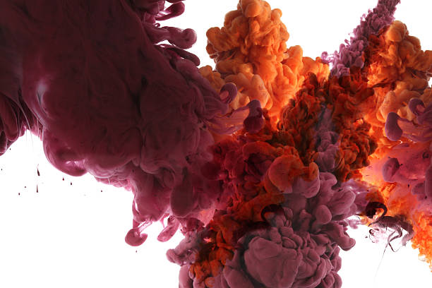istock Acrylic colors and ink in water. 498835342