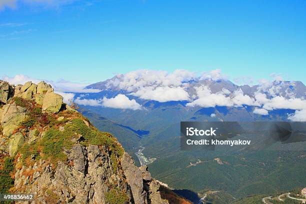 Valley Of River Mzymta Caucasus Sochi Krasnodar Krai Russia Stock Photo - Download Image Now