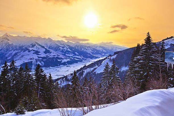 istock Mountains ski resort Zell-am-See Austria 498842618