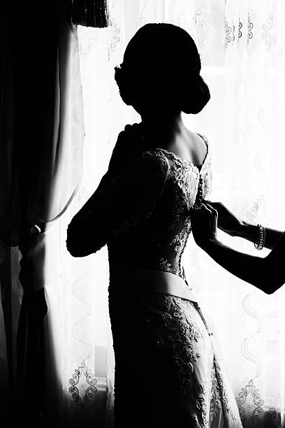 istock Bride wearing dress 498842722