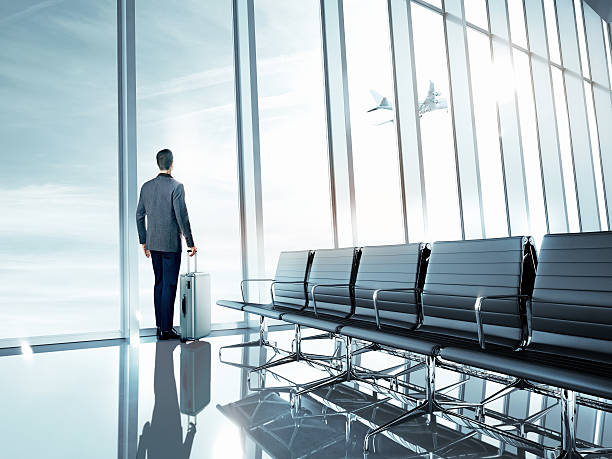 istock Businessman at airport 498848943