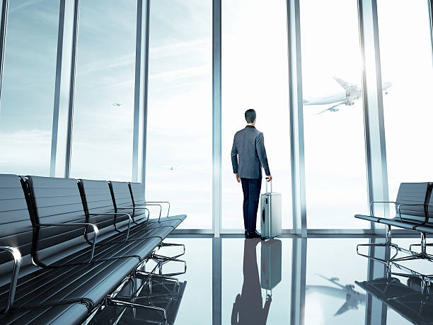 istock Businessman at airport 498848945