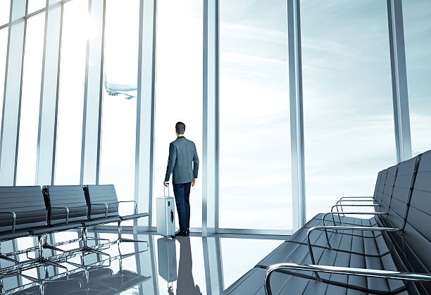 istock Businessman at airport 498848955