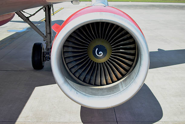 istock Turbo fan of a jet airplane 498849077