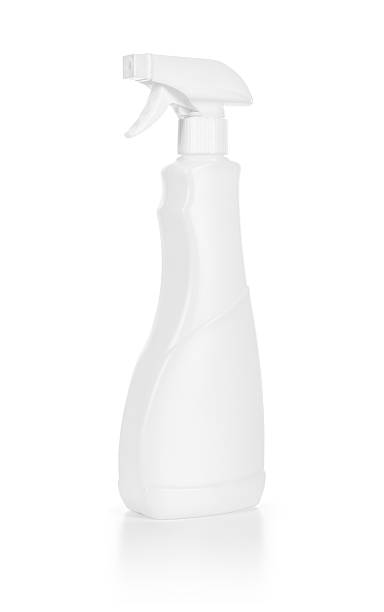 istock White spray bottle isolated over the white white background 498849097