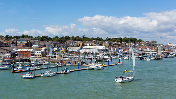istock Cowes harbour Isle of Wight 498849267