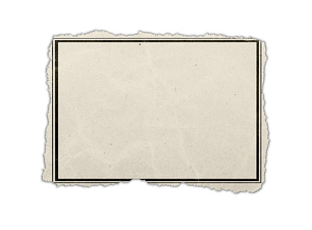 istock Old crumpled paper on a wooden wall. 498849899