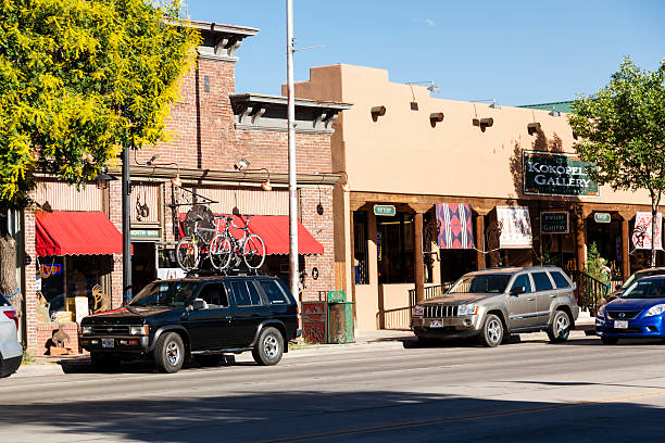 Main Street in Moab Utah stock photo