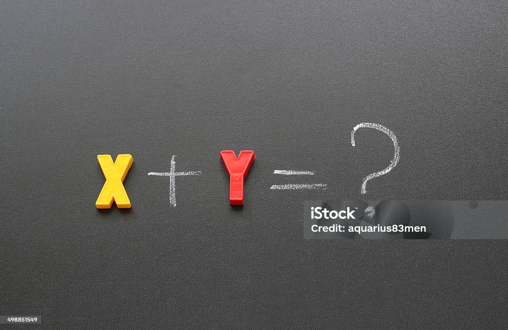 equation - Lizenzfrei Alphabet Stock-Foto