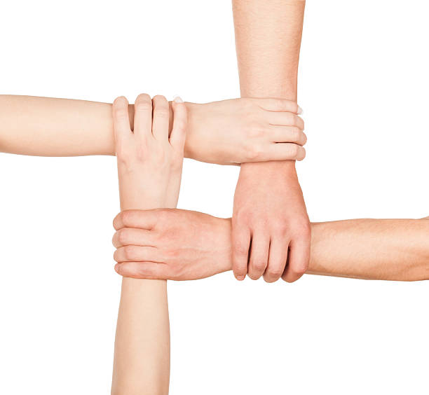 istock hands are closed, hands holding each other in unity 498853275