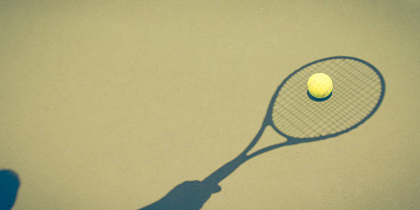 istock shadow of a tennis 498855670
