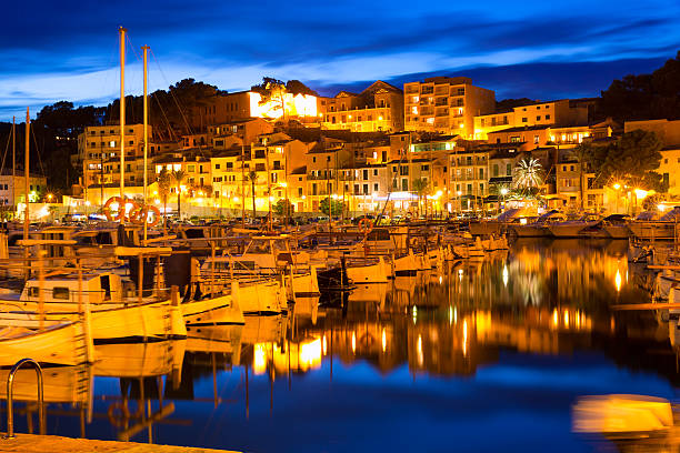 istock Port de Soller sunset in Majorca at Balearic island 498858136