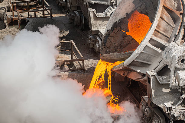 istock Hot steel pouring 498859370