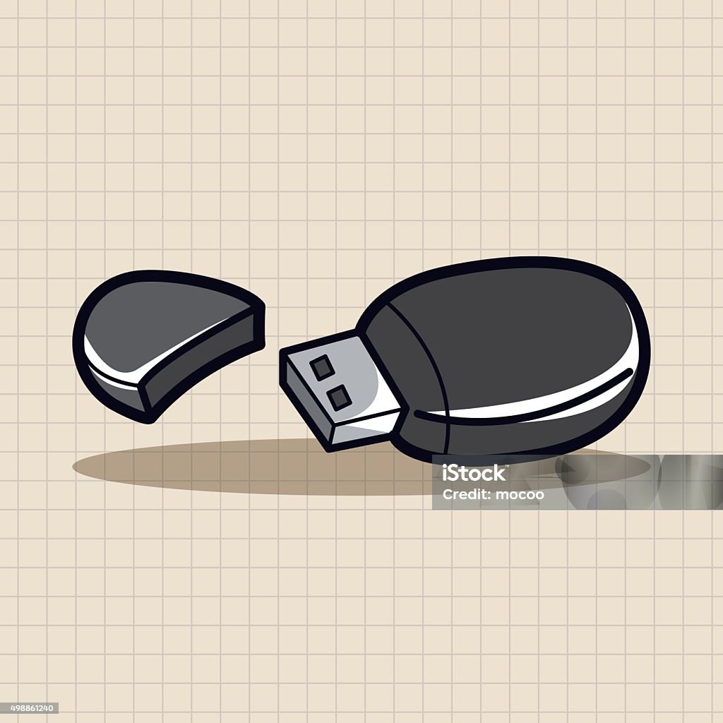 Usb Computer Imaging Computerrelated Equipment Usb Theme Elements Stock Illustration ...