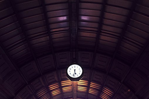 Clock in Milan central train station