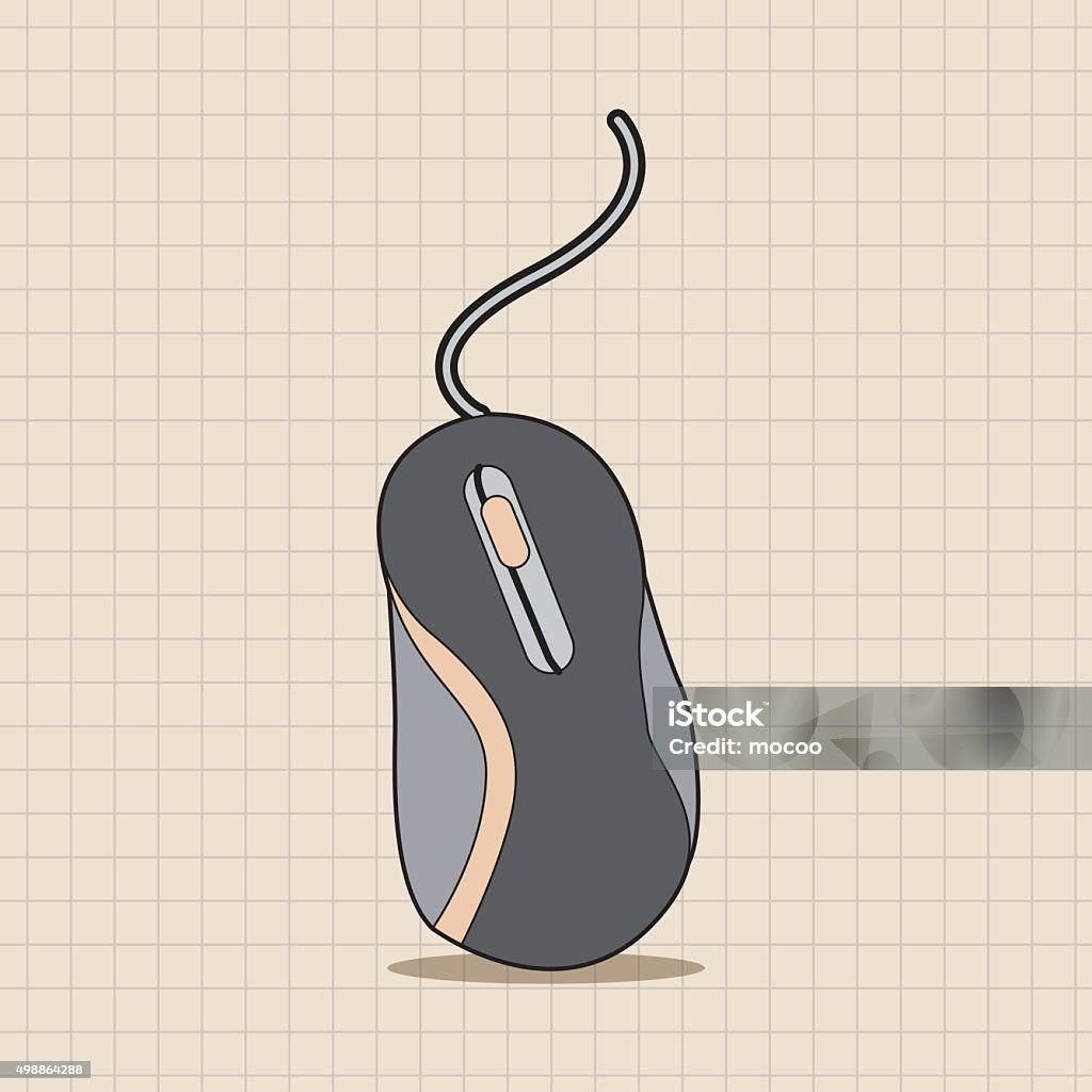 Computer Mouse Construction Theme Computerrelated Equipment Mouse Theme Elements Stock Illustration ...