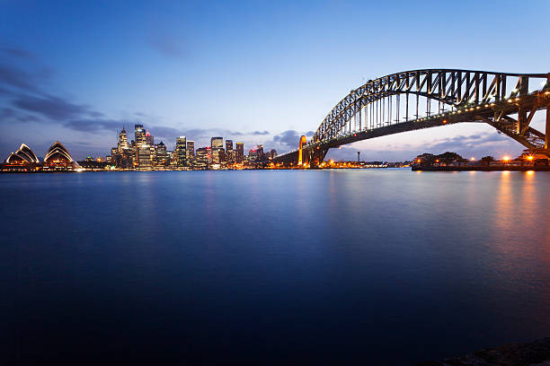 istock Sydney city skyline at night 498869880