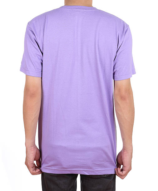 istock blank t-shirt on man (back side) 498880775