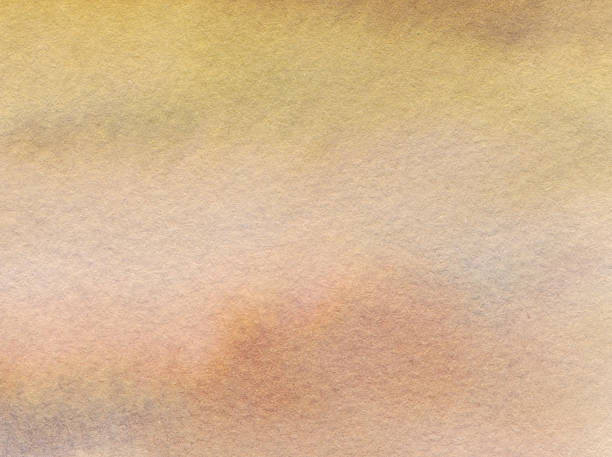 istock Hand painted gradient of earth tone colors on paper 498881722