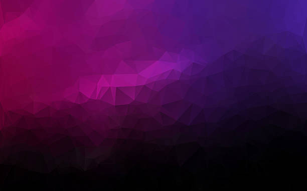 istock Abstract polygonal background,Purple tome collection 498881791