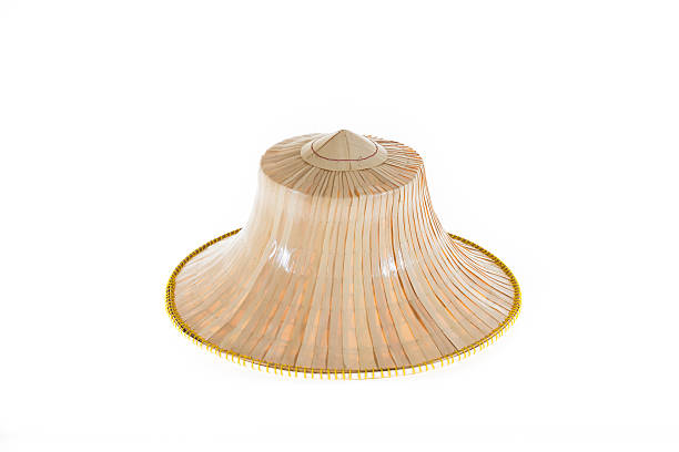 istock Thai Farmers Palm Hat On White Background 498882049