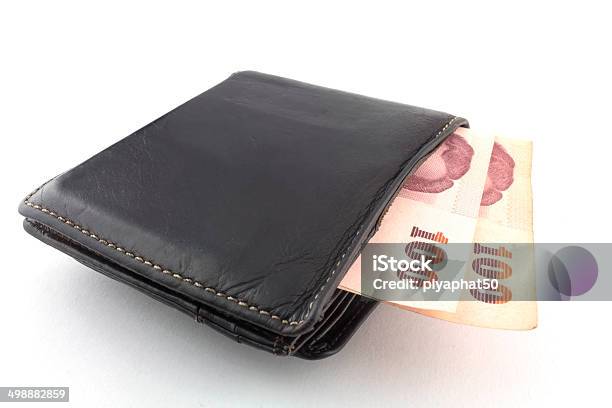 Wallet On White Background Stock Photo - Download Image Now - Agreement, Bank Account, Banking