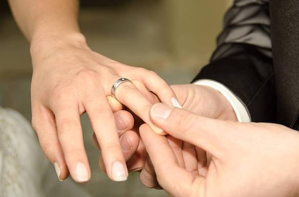 istock Wedding - couple holding hands 498884275
