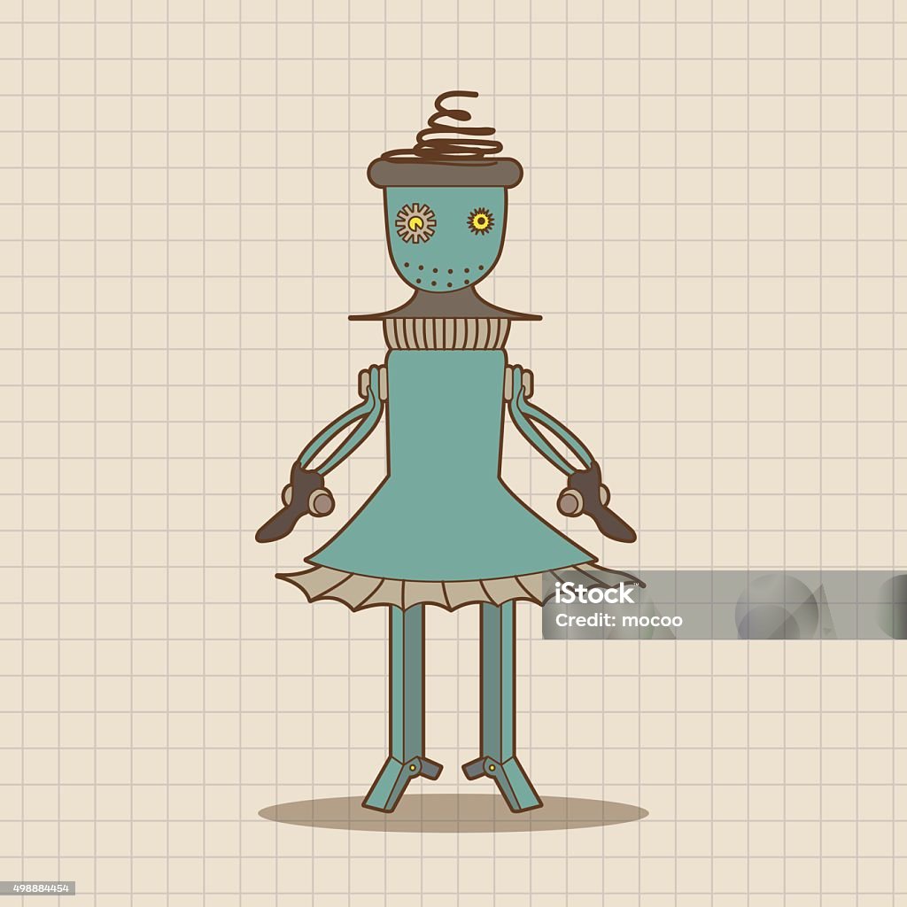 Robotics Theme Vector Robot Theme Elements Vectoreps Stock Illustration - Download Image Now ...