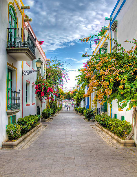 Street in Puerto de Mogan, Grand Canary