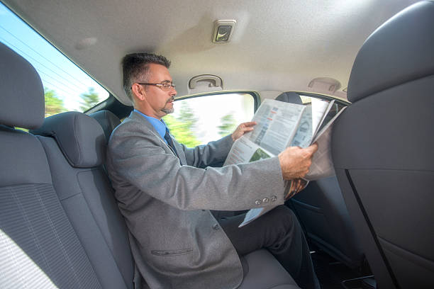istock Businessman reading the newspaper 498885375