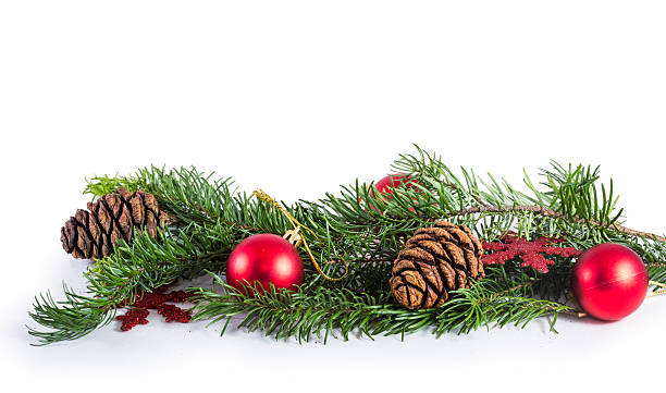 istock Pine cones and needles with christmas decoration 498886406