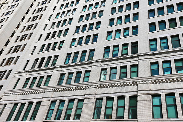 istock Classic style building facade with a lot of windows 498888268